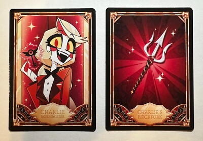 Hazbin Hotel 1st Edition Charlie Morningstar 9/50 & Charlie's