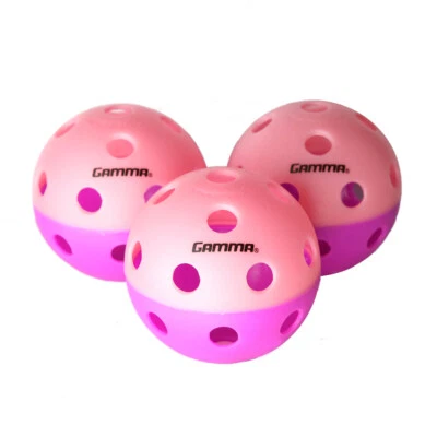 Gamma Pickleball Indoor Two-Tone Training Ball 3er-Pack