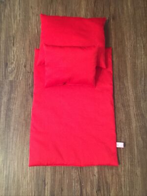 Puppenbettwäsche Puppenbett Set 2-Teile NEU  f Wagen u Wiege Puppenbekleidung