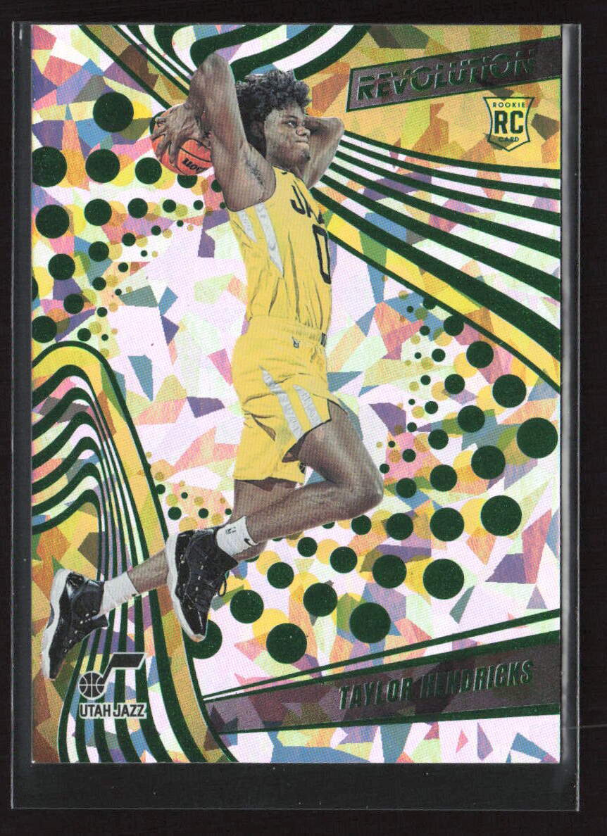 2023-24 Panini Revolution #108 Taylor Hendricks Chinese New Year Emerald /88 RC