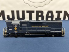 Atlas HO Norfolk Western Blue 1338 GP40 High Hood Diesel Engine DC NO BOX