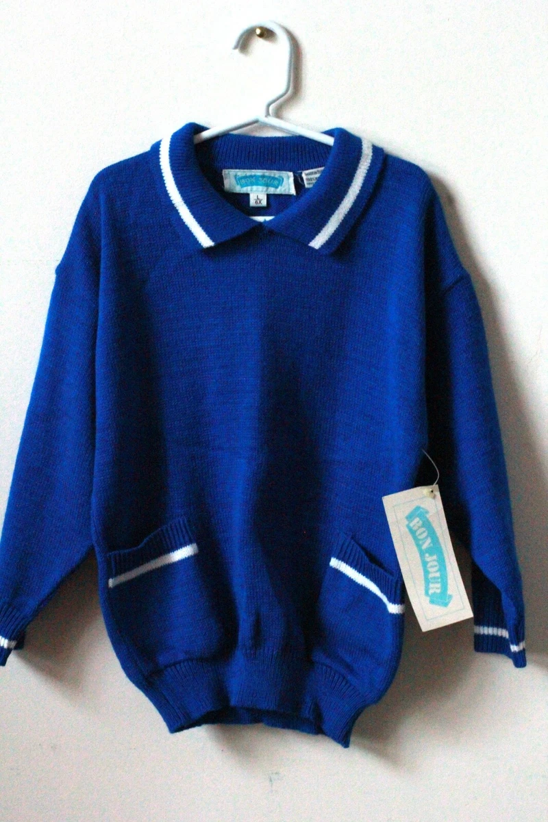 Boys royal 2025 blue sweater