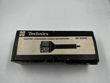 Technics Panasonic Rp 3210e Condenser Stereo Microphone In Box - Vintage 1972