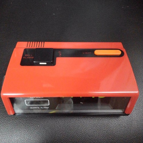 VINTAGE CITIZEN Flip Clock 8RD104 Quartz Battery Powered Space Age Made in JAPAN - Picture 2 of 15