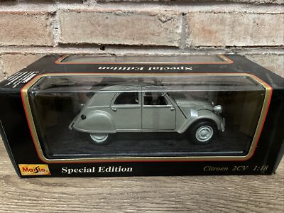 Maisto Citroën 2CV 特別版 1:18 Maisto Special Edition 1952 Citroen 2CV Scale 1:18 NOS | eBay