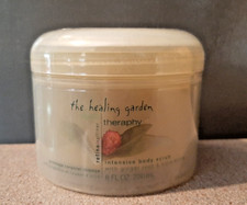 The Healing Garden Therapy Intensive Body Scrub Ginger Root Olive Stone 8oz.