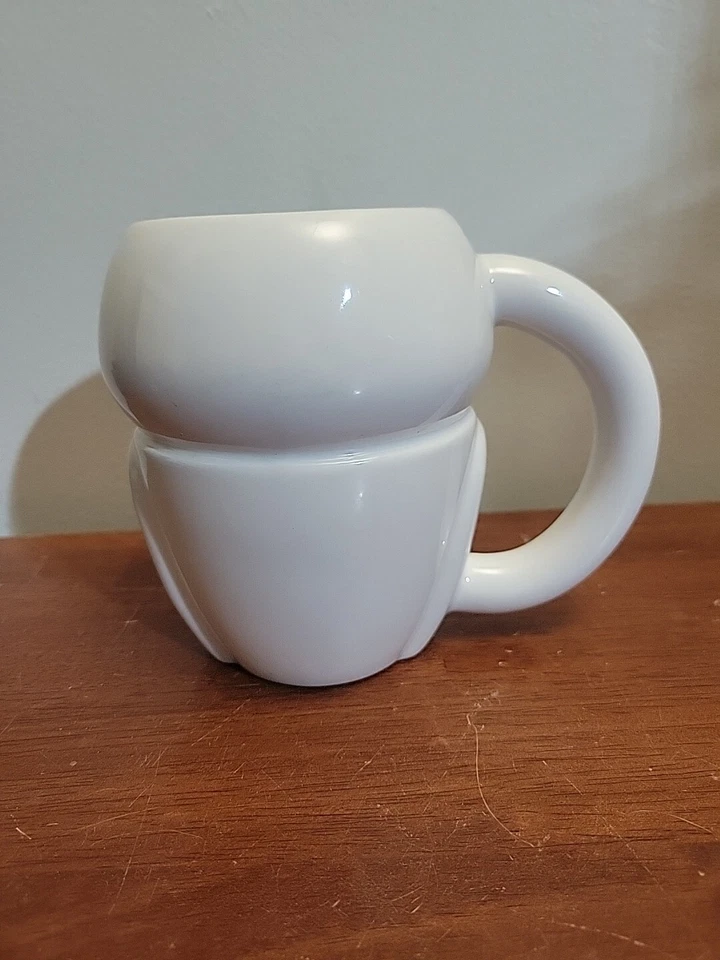 Disney Pixar Wall-E Eve Taza de Café Robot Blanco Eva Walle Taza 3D Bioworld Foto 3 de 4