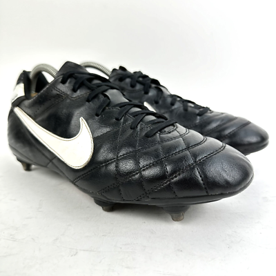Nike Tiempo ブラック キルティングシューズ Nike Tiempo Legend 10 Pro Soccer Cleats - Black/Black-Deep Jungle