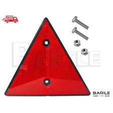 Triangolo / Catadiottro Rosso Carrello - Rimorchio Barca / Moto - Trattore