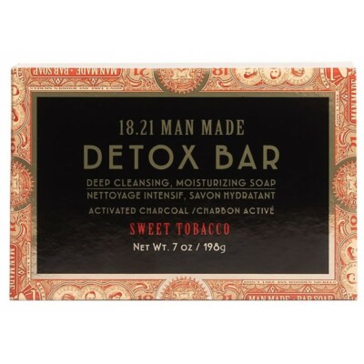 detox tobacco 18.21 Man Made Bar Sweet This Black bar will help treat acne 7Oz How Long Does Nicotine Stay