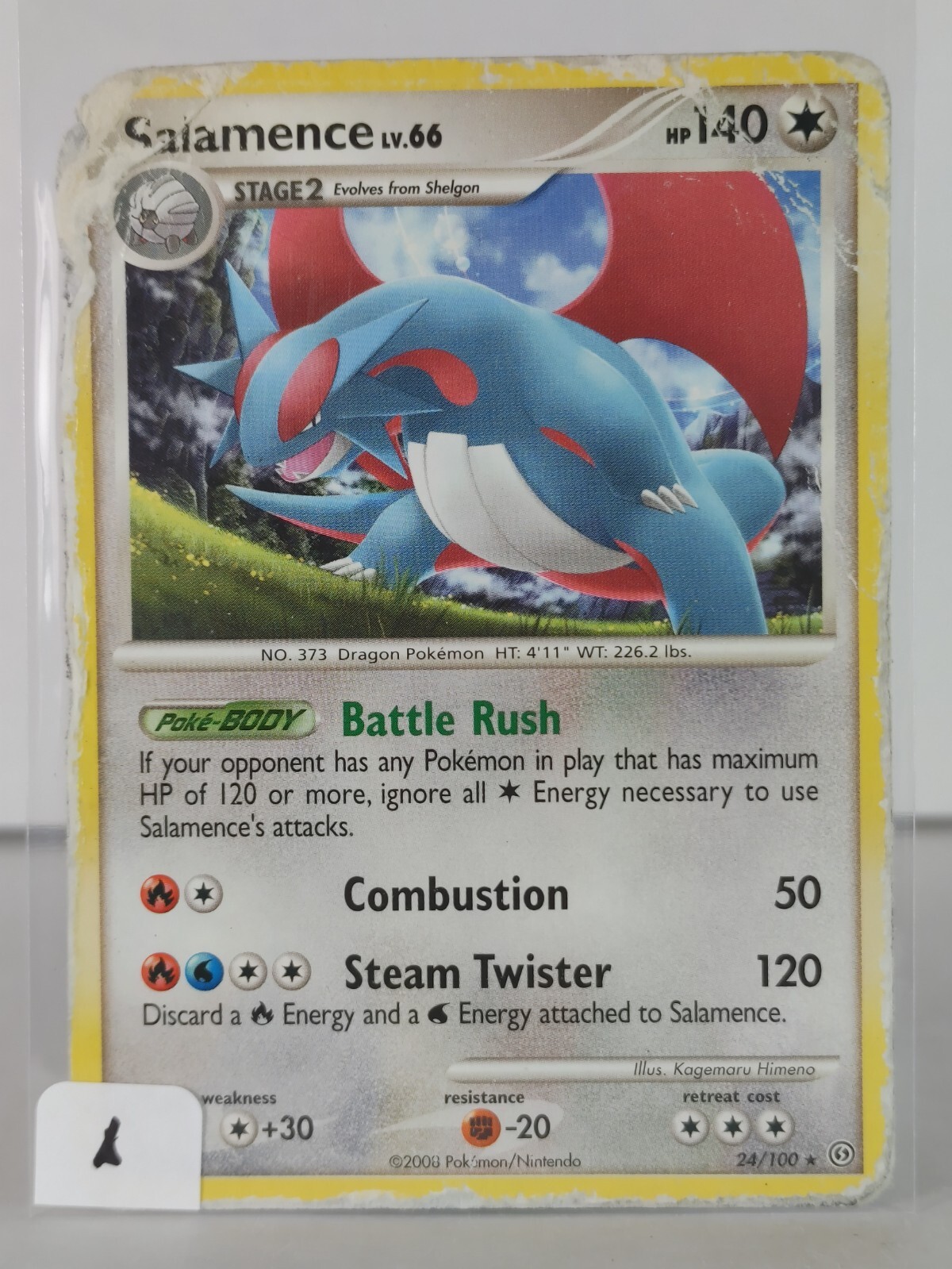 Salamence - DP Stormfront - 24/100 -  Pokemon TCG - Rare