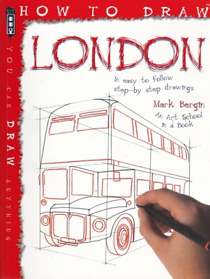 London How To Draw Book by Mark Bergin Paperback NEW