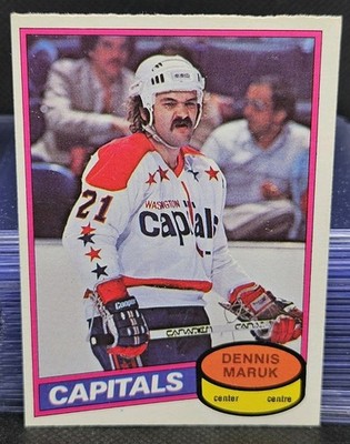 80-81 O-Pee-Chee Dennis Maruk     Washington Capitals 