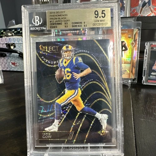 2018 select phenomenon Black Prizm 1/1 Jared Goff True 1/1 🔥🔥🔥🔥