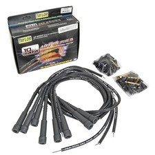 Taylor Cable 79092 Spark Plug Wires 409 Pro Race Spiro-Wound 10.4mm Black Straig