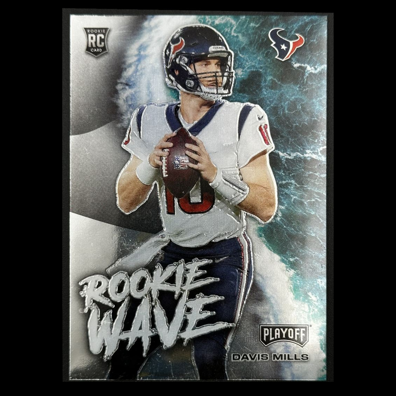 Davis Mills Rookie #RW-DMI 2021 Panini Playoff Rookie Wave Houston Texans Card