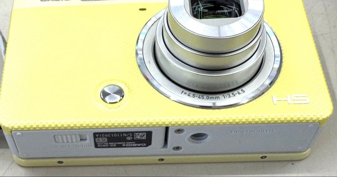 N Mint+ CASIO EXILIM HIGH SPEED EX-ZR70 Yellow Digital Camera From