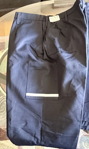FedEx Stan Herman VF Imagewear Navy Work Shorts 42R FD28342 Polyester Cotton