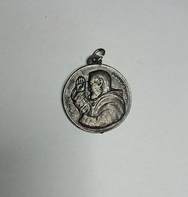 Pilgermedaille Anhänger Medaille des Heiligen Padre Pio von Pietrelcina