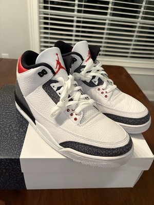 Nike Air Jordan 3 III Denim SE Fire Red 2020 Size 11 Cement Concord Brand New