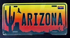 NEW ARIZONA NOVELTY LICENSE PLATE🇺🇸SAGUARO CACTUS MADE in USA 100% US ALUMINUM