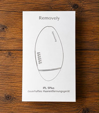 Removely IPL 5Plus IPL Haarentfernungssystem wei&szlig; Netzbetrieb mit Schutzbrille