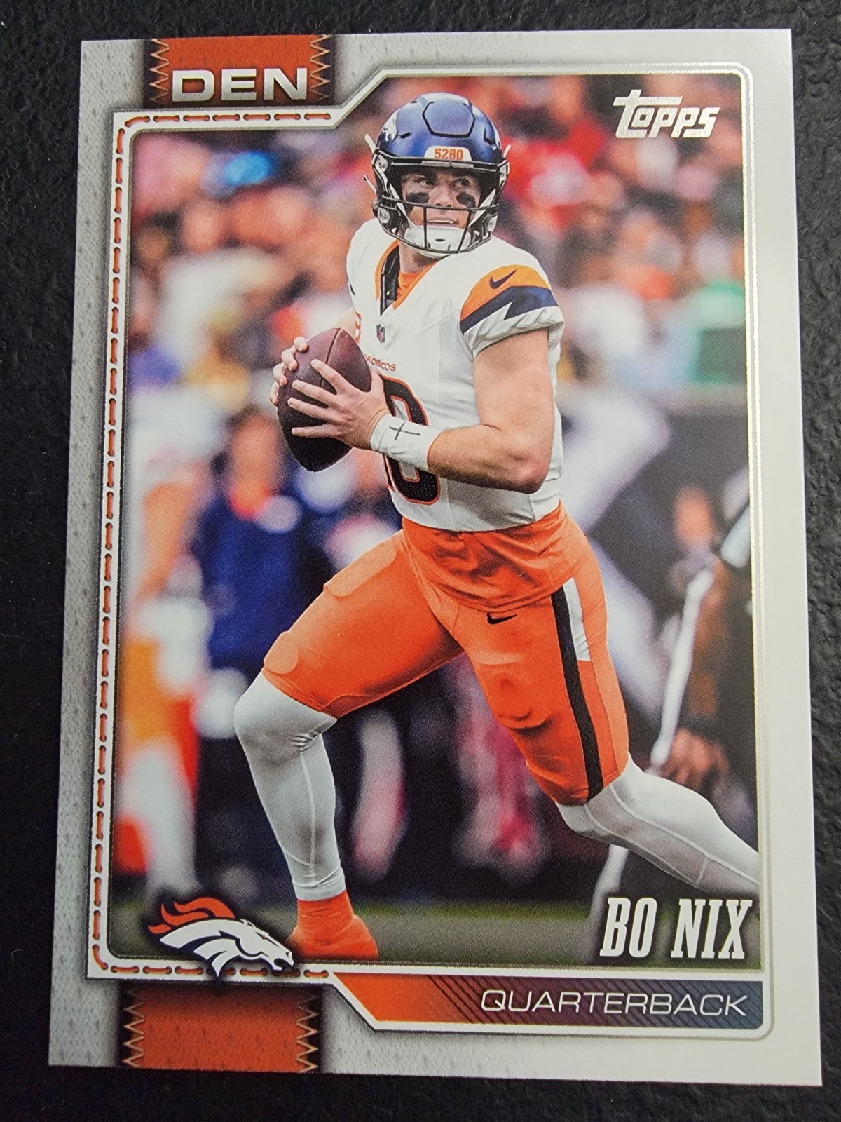 2026 Topps Flagship Football Bo Nix #58 Base Card