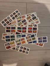 lot 10 carnets de 12 timbres autocollant neuf