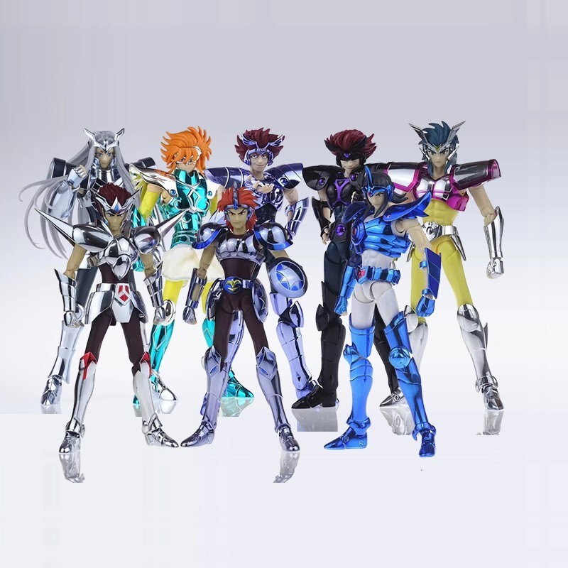 Figuras de Caballeros de Plata del Zodiaco Saint Seiya EX Myth colección manga