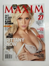 Maxim Magazine April 2011 Britney Snow