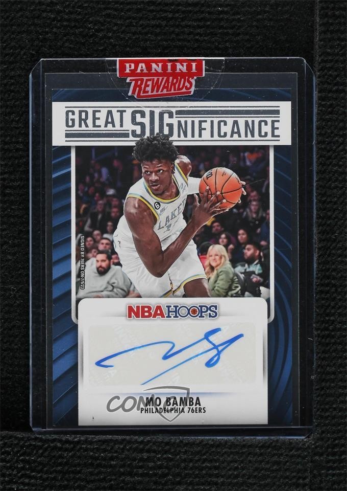 2023-24 Panini NBA Hoops Great SIGnificance Mo Bamba #GS-BAM Auto y8a