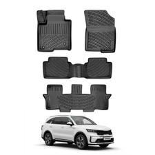 Floor Mats Liner for Kia Sorento 2021-2026 TPE All Weather
