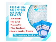 Scented Aroma Beads for Freshies, over 250 scents available, cured and ready