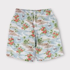 Vintage Polo Ralph Lauren Tropical Hawaiian Swim Trunks Shorts Men  s L Beach