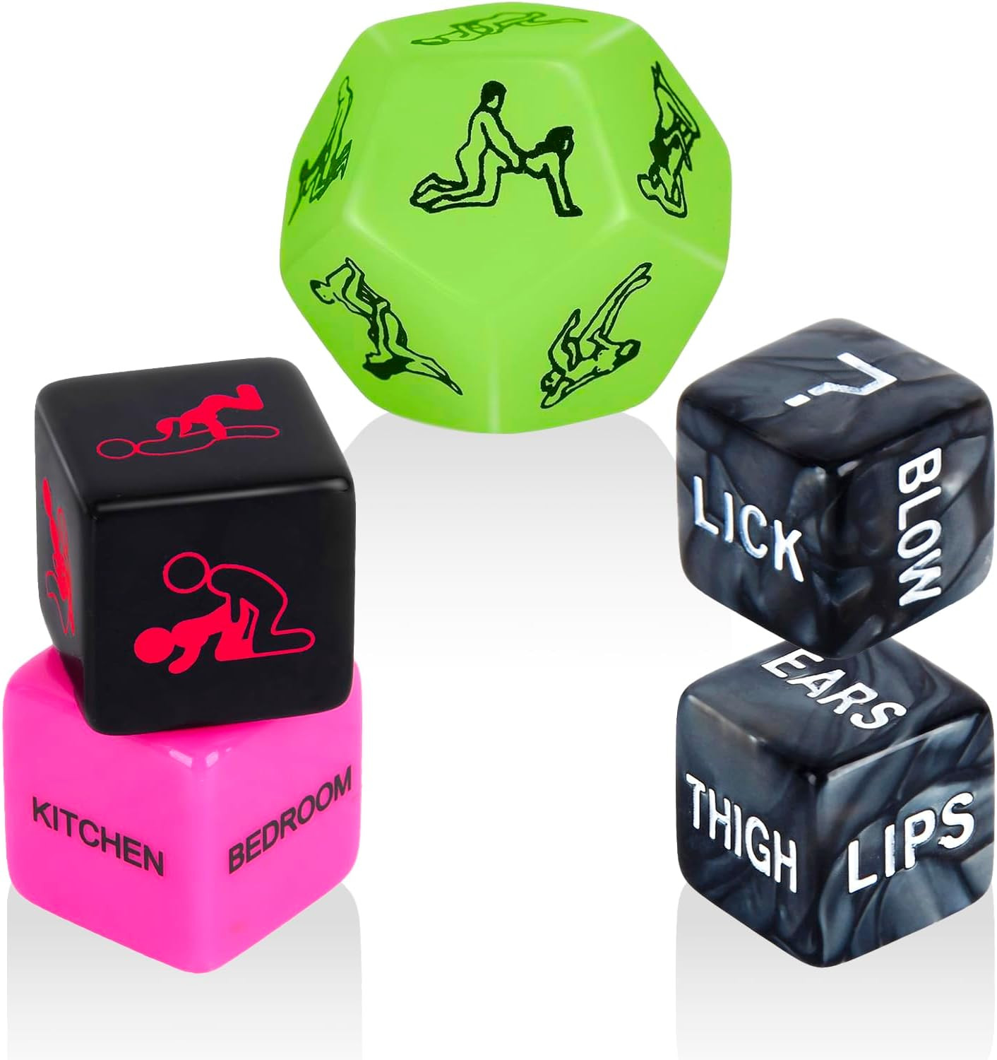 Sex Dice Set, Sex Game Positon Dice Adult Dice Game for Date Night Positions Gam