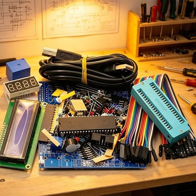 51 MCU Training Board Kit mit 40C bis +85C Betriebstemperaturbereich