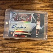 Robert Horry 2018-19 Spectra Prizm Making It Rain Auto /75 Rockets NBA Card