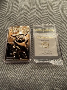 Burger King Pokemon Gold Cards Complete Set