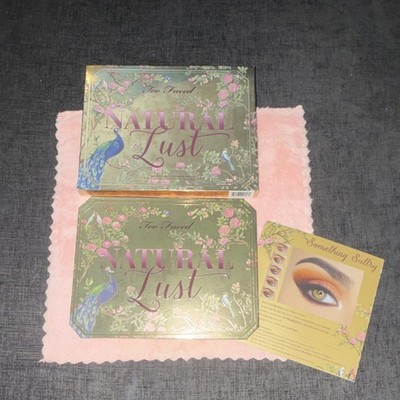 Too Faced Natural Lust Matte Shimmer Metallic Eyeshadow Palette Brown Pink Green