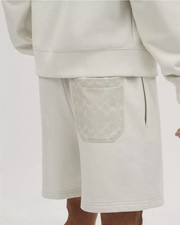 Coach Signature Sweat Shorts Off White Size Small