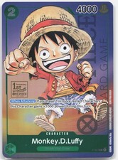 Monkey.D.Luffy 1st Anniversary Tournament P-037 FOIL One Piece Promotion Card MP