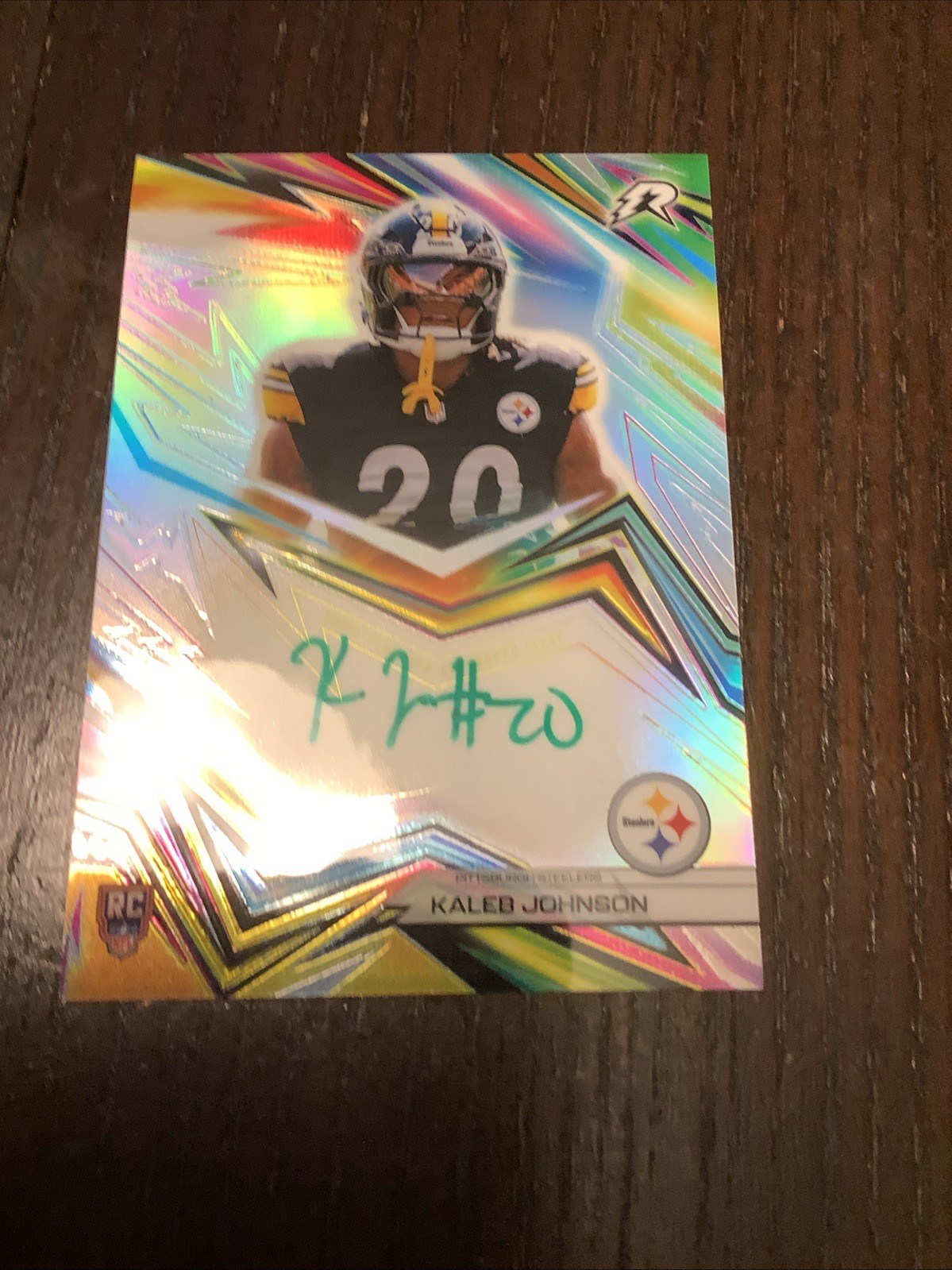 Kaleb Johnson 2025 Resurgence Neon Initiates Auto