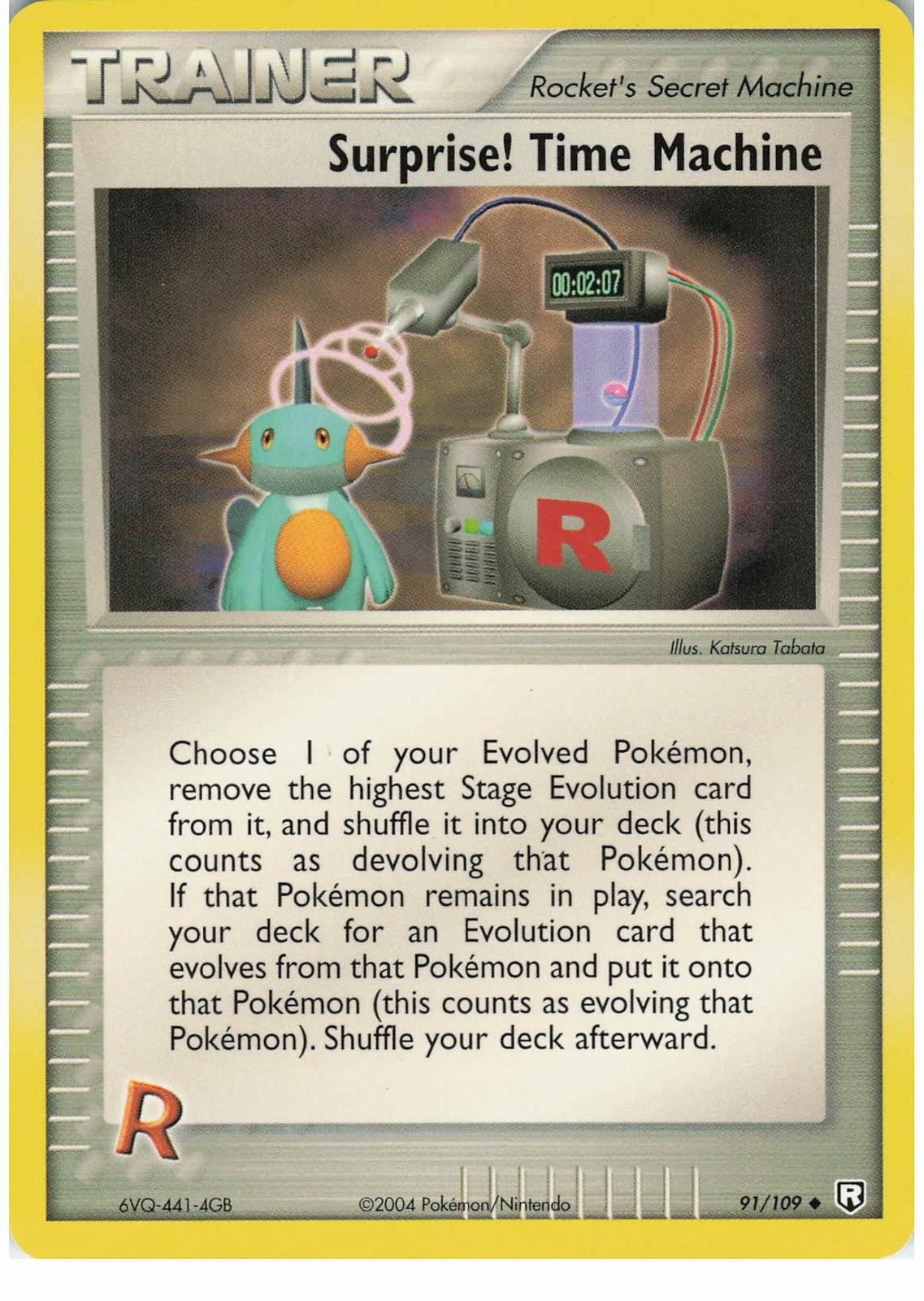 Surprise! Time Machine 91/109 Uncommon Team Rocket Returns Pokemon Near Mint