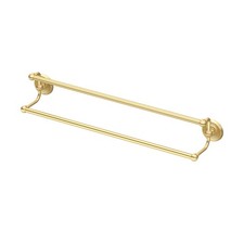 Gatco 5375 Designer II 24 Double Towel Bar - Brass
