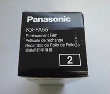 Genuine Panasonic KX-FA55 Fax Ink Replacement Film Cartridges 2 Rolls New