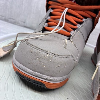 Vans Andreas Wiig Snowboard Boots Mens 9 Orange Gray Sample  display picture 2