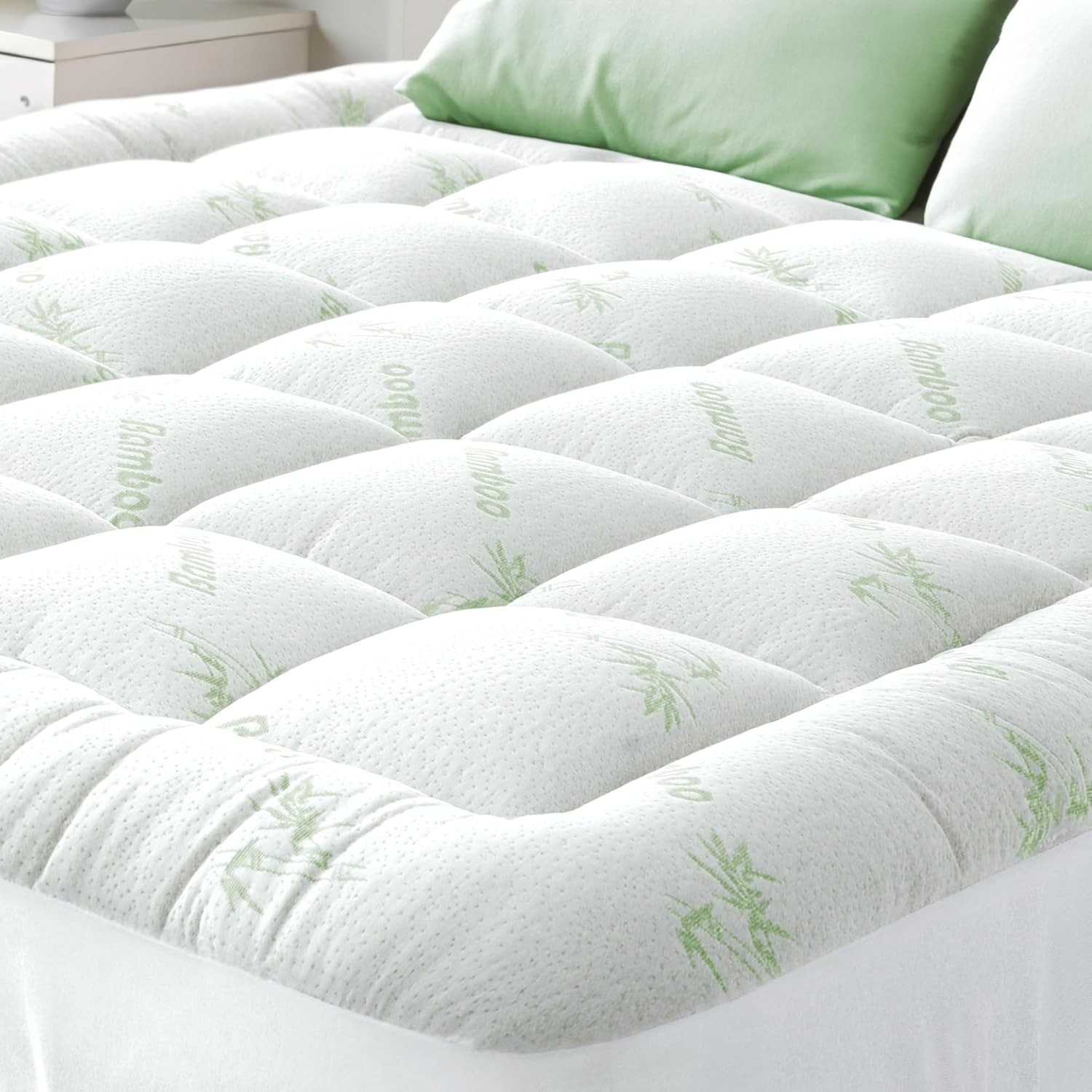 Ultra Soft Twin Bamboo Viscose Pillow Top Mattress Topper