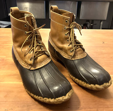 Vinatge LL Bean Duck Bean Boots Maine Hunting Shoe Goretex Made In USA Mens 11