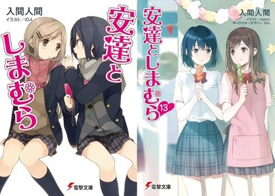 Adachi to Shimamura Light Novel Vol.1-13 Buchset IRUMA HITOMA Japanisch