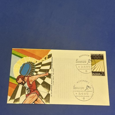 LEICHTATHLETIK XX OLYMPIADE IN MÜNCHEN 1972 - Ersttagsumschlag FDC